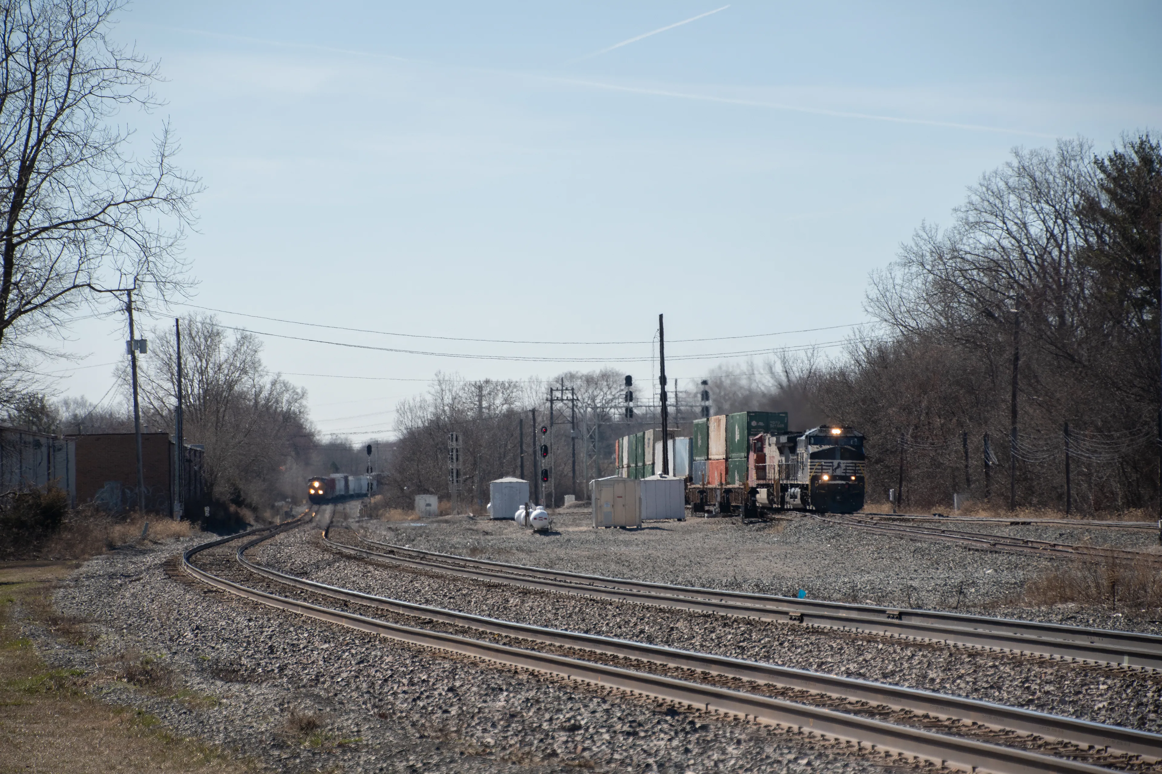 A train at this location